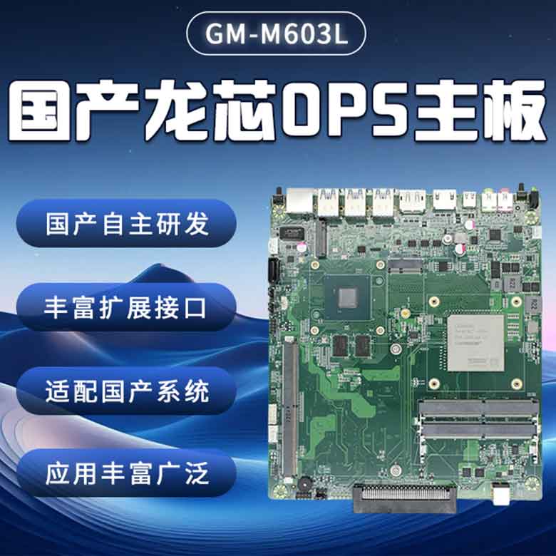 龍芯3A6000國(guó)產(chǎn)OPS主板M603L(圖1)